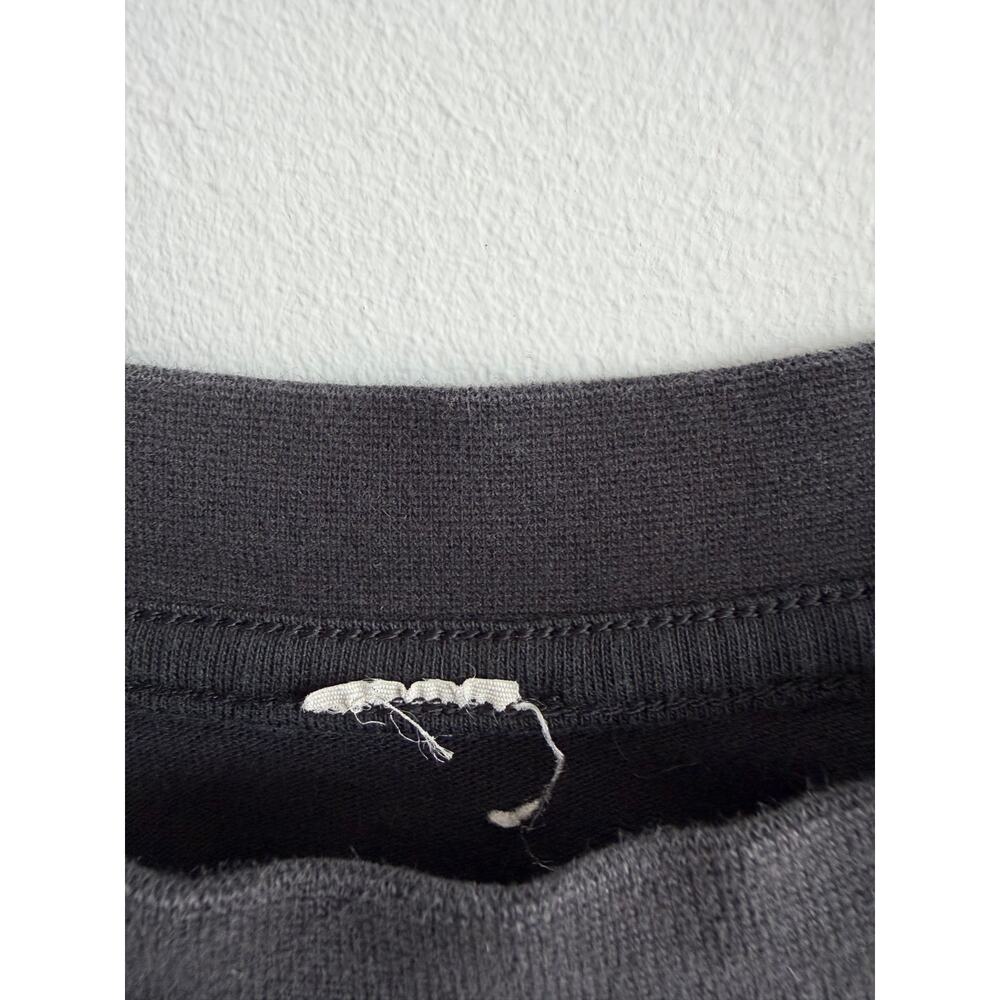 Lululemon Brushed Heavyweight Cotton Cropped Crew T-Shirt Black L - Picture 4 of 4